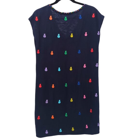 Boden Summer Dress 4 | Navy Embroidered Colorful | Summer Resortwear - Picture 2 of 11